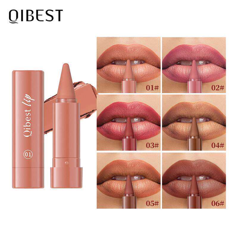 Retractable Lip Liner Pen 旋转口红笔，雾面哑光，防水易上色