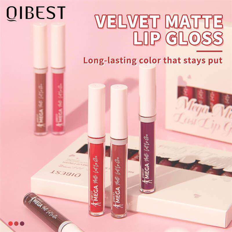 12 Colors Matte Liquid Lipstick 哑光液体口红 持久显色
