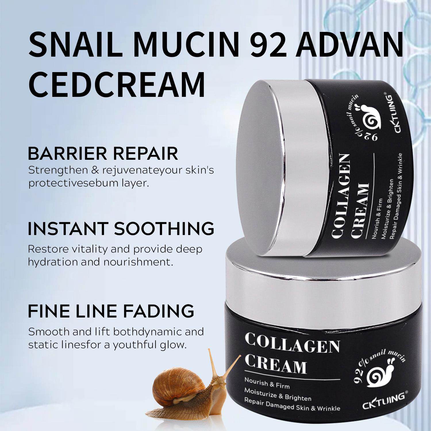 Moisturizing Repair Snail Face Cream 蜗牛修护面霜