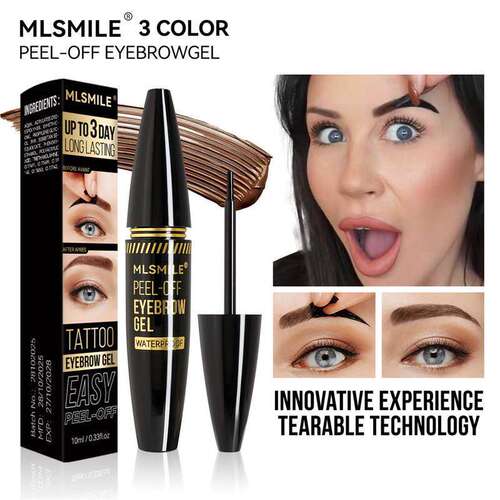 Waterproof Peel Off Eyebrow Tint 撕拉染眉膏自然防晕染