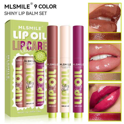 Press Type Lipstick Solid Lip Gloss 按压口红固体唇蜜滋润保湿