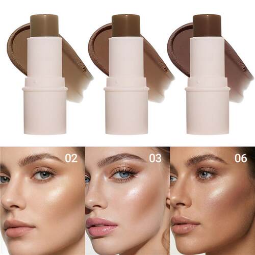 2 Colors Highlight Contour Stick 双色柔润膏体面部眼部修饰棒