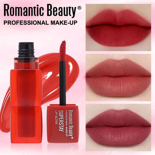 Hot Matte Square Tube Lipstick 爆款哑光方管滋润唇釉