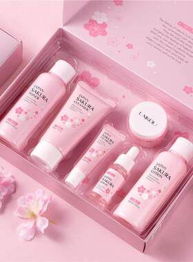 6 Pcs Skincare Set 六件套护肤礼盒 洁面水乳精华眼霜面霜