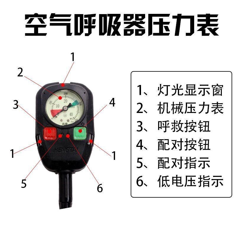 正压式消防空气呼吸器RHZK6.8/C钢瓶碳纤维9L气瓶3C认证面罩