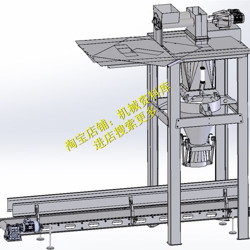 粉末灌装机设备3D图纸档sw设计模型三维含step机械设计【952】