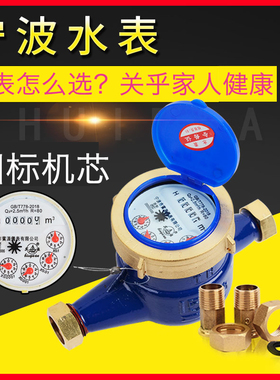 水表家用止回阀器宁波自来水4分立式机械dn50螺纹防空转配件大全