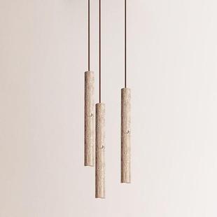 黄洞石吊灯北欧超细简约设计客厅餐厅吧台卧室主卧床头柜线性