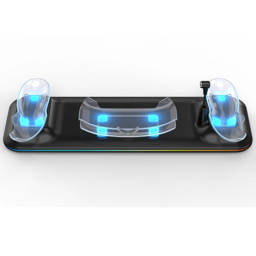 现货新品Meta quest3头戴充电底座带炫彩VR手柄充电座 游戏配件