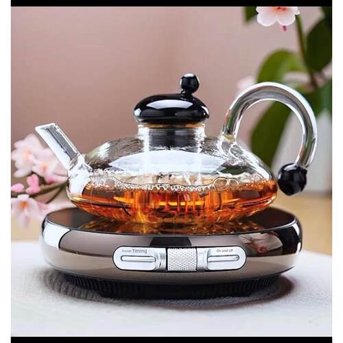 茗凤祥1300W电陶炉家用保温超薄迷你围炉煮茶电茶炉自动煮茶器