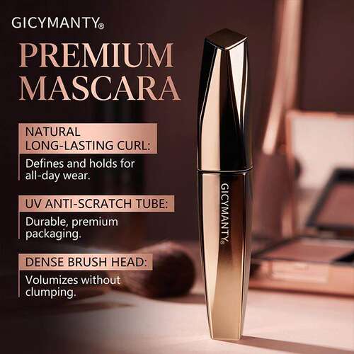 跨境睫毛打底睫毛膏 Mascara Waterproof 2 in 1 Mascara浓密卷翘