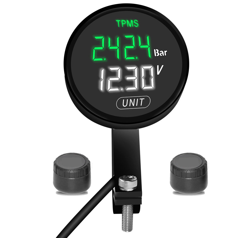 摩托车机车电动车胎压监测器TPMS检测器无线QC3.0高精度