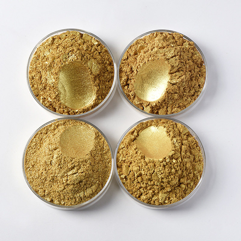 厂家闪亮黄金粉 家具涂料用金色珠光粉描金工艺品金粉