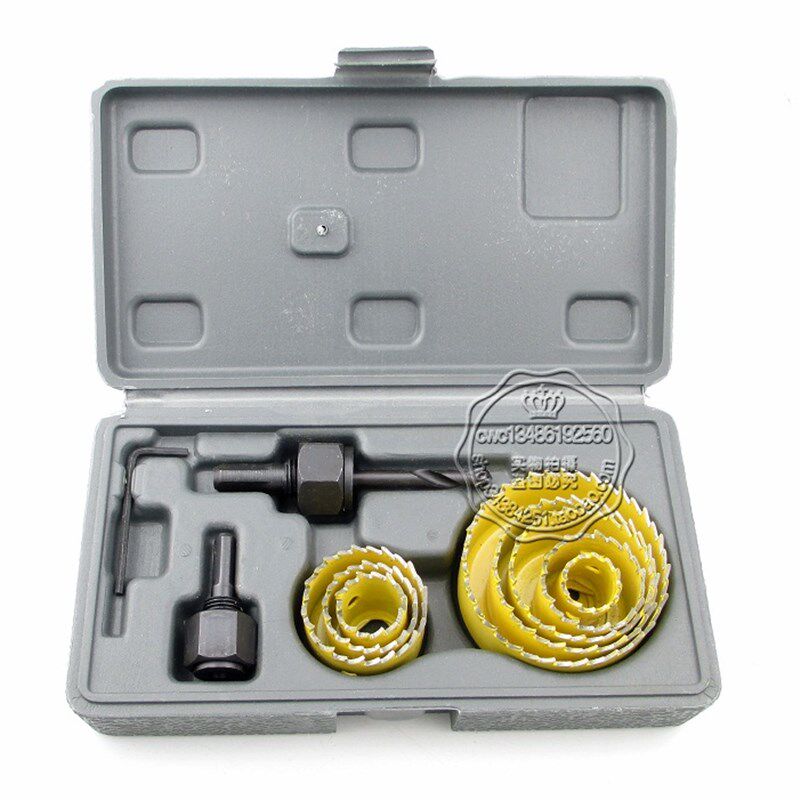 11件套 木工开孔器/木工孔锯/木工开口器/钻孔工具/木工工具