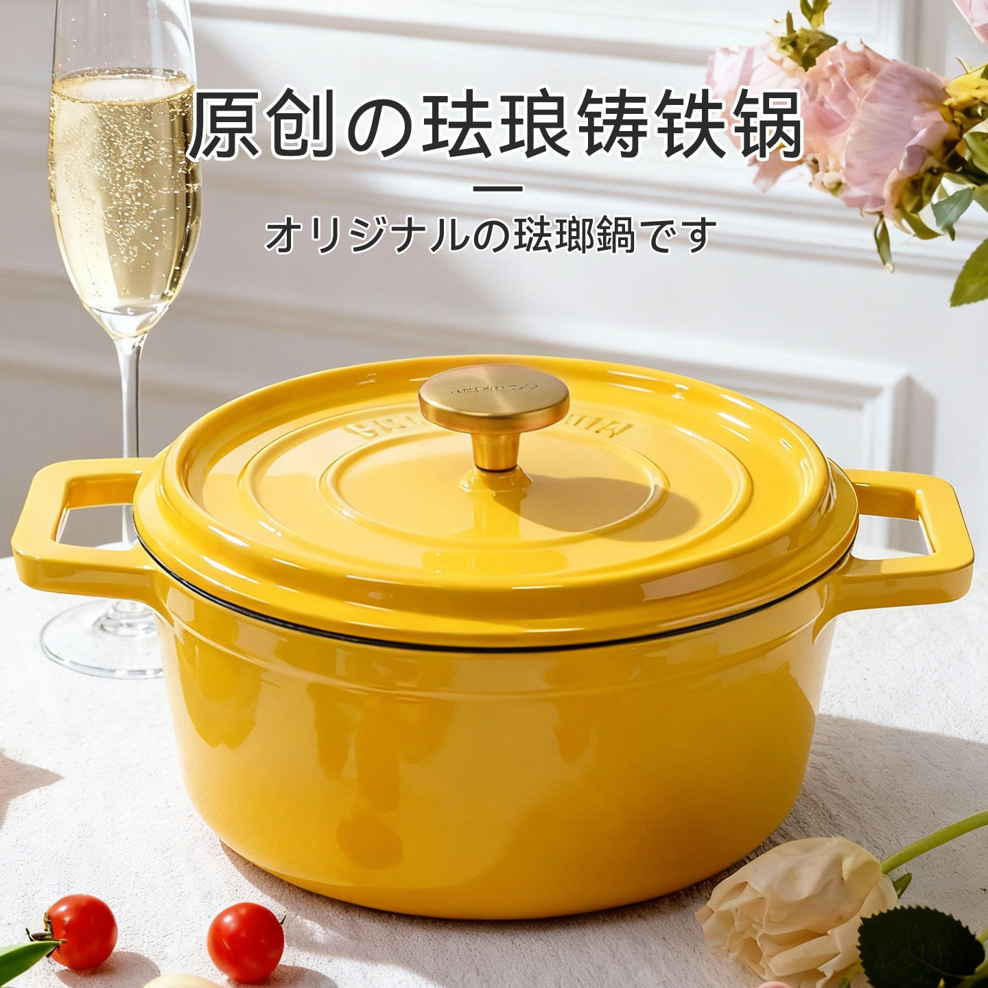 「次日达」珐琅锅家用乔迁礼物铸铁锅送礼不粘焖煮锅炖盅汤锅砂锅