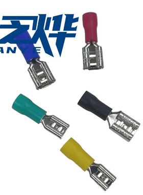 母预绝缘端头FDD1/2/5.5/110/187/250接线冷压端子对接线耳插簧