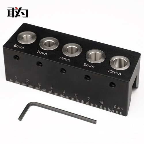 圆管打孔器定位器圆木90直角圆木榫定位辅助木工钻孔器敢为制造