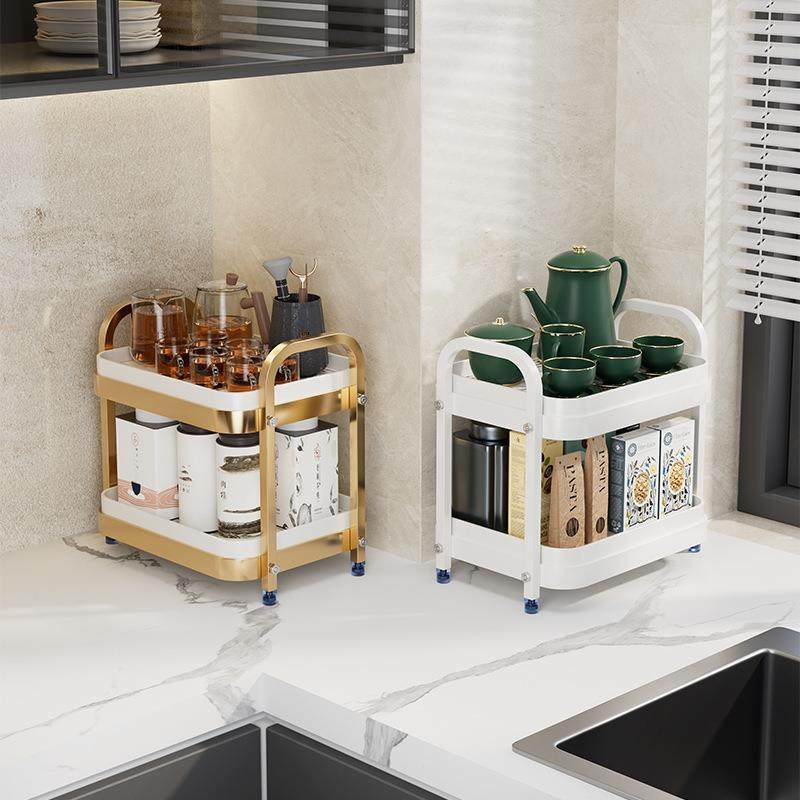 杯子收纳置物架双层茶杯架茶具收纳架沥水托盘家用桌面放水杯杯子,餐饮具,酒架,淘宝优惠券,粉丝福利购,淘宝优惠卷