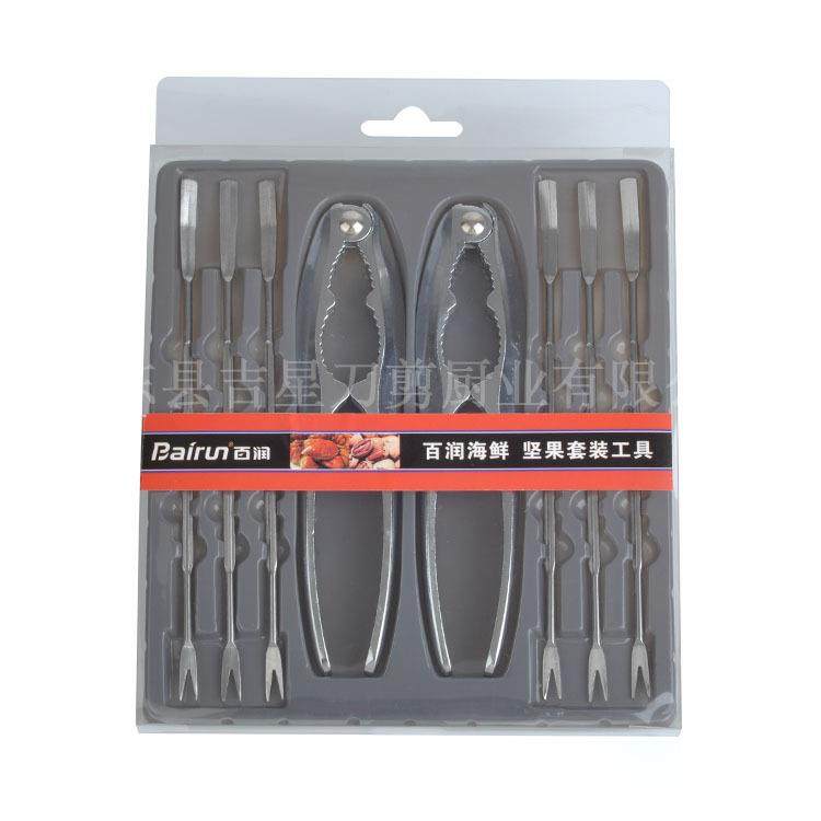 蟹八件 吃蟹工具 蟹钳蟹挑套装 不锈钢 核桃坚果夹 多用工具,厨房/烹饪用具,厨房清洁/工具套装,淘宝优惠券,粉丝福利购,淘宝优惠卷