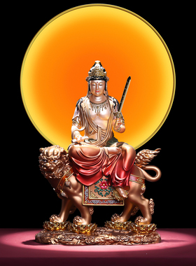 【普陀监制】文殊普贤佛堂供奉