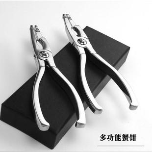 工厂直销蟹工具304不锈钢蟹钳吃大闸蟹工具蟹八件配件多功能钳子