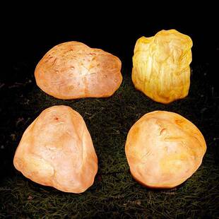 太阳能仿真发光石头灯景观灯户外防水灯假石园林草坪灯花园别墅灯