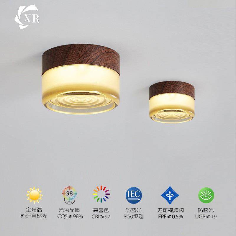 明装筒灯极简led过道灯走廊灯中古风客厅玄关天花灯入户门厅筒灯,家装灯饰光源,客厅吸顶灯,淘宝优惠券,粉丝福利购,淘宝优惠卷