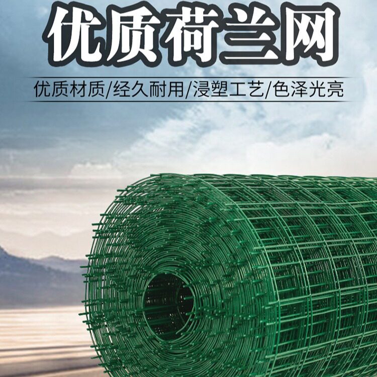 盛通批发荷兰围栏网养殖场铁丝网硬塑圏山圈地防护栏围挡防攀爬