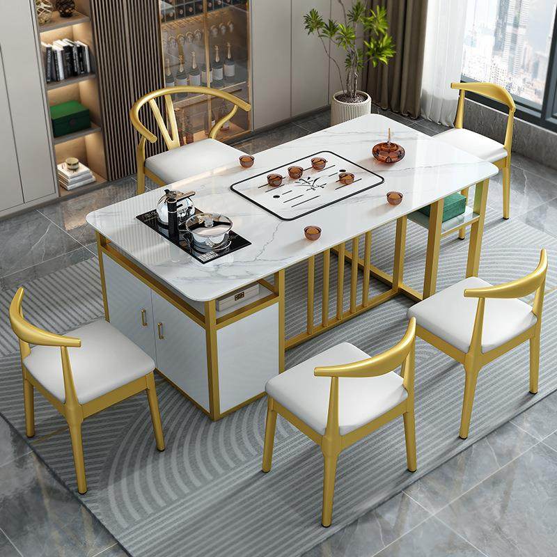 岩板茶桌椅组合家用现代简约泡茶桌功夫茶几阳台茶台带烧水壶一体,住宅家具,茶几,淘宝优惠券,粉丝福利购,淘宝优惠卷