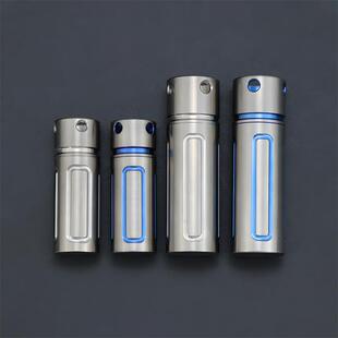 纯钛金属密封仓防水罐户外药盒迷你随身携带旅行药片老人急救药瓶