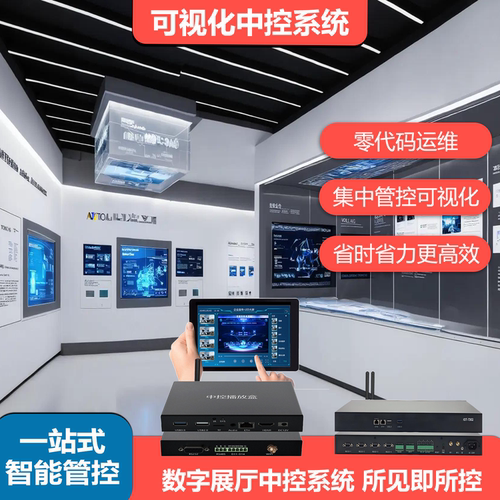 物联网可视化中控系统一站式智能管控零代码运行数字展厅