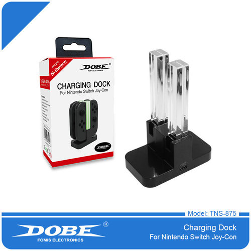 Switch/Oled小手柄炫彩四充 Switch充电器 光柱四座充 TNS-875