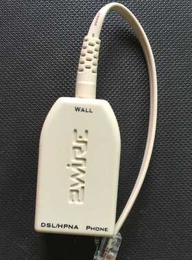 带线美式防雷ADSL分离器 宽带网络过滤器 电话防噪音高信号传输器