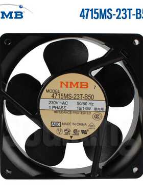 4715MS-23T-B50原装NMB美蓓亚12038 230V 15W仪表UPS电源风扇
