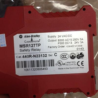 AB 安全继电器MSR127T MSR132E CR-P024DC1盾构机配件 现货库存