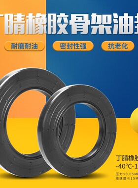 NQKTC骨架油封38*63/64/65/68/70/72/73*8/9/10/11/12博深水封机