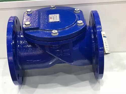 联塑法兰止回阀H44X-16Q球铁单向阀正品橡胶瓣防倒流软密封包邮