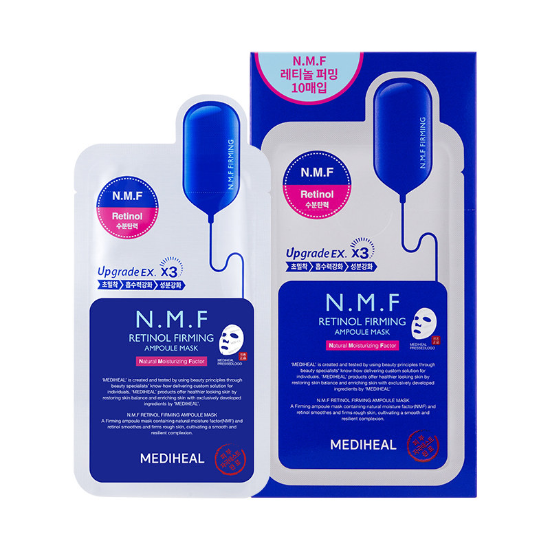 MEDIHEAL/美迪惠尔N.M.F视黄醇新水润紧致面膜安瓶贴片式保湿抗皱