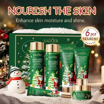 Avocado Pomegranate & VE 6Pcs Skincare Set 深层润肤护肤套盒