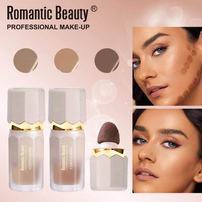 Matte Liquid Contour Highlighter Blush 哑光液体修容高光腮红