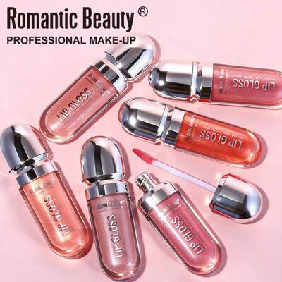 Shimmer Mirror Lip Gloss 镜面珠光细闪嘟嘟唇釉 易上色唇蜜唇彩