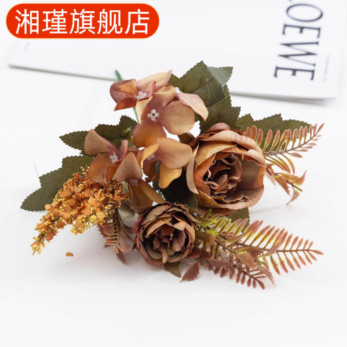 欧式轻奢仿真牡丹花束