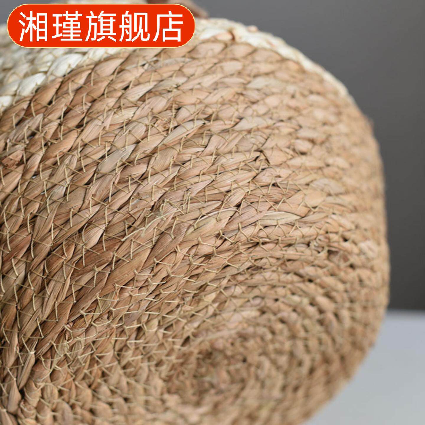 植物工艺品插花篮草编竹编花瓶
