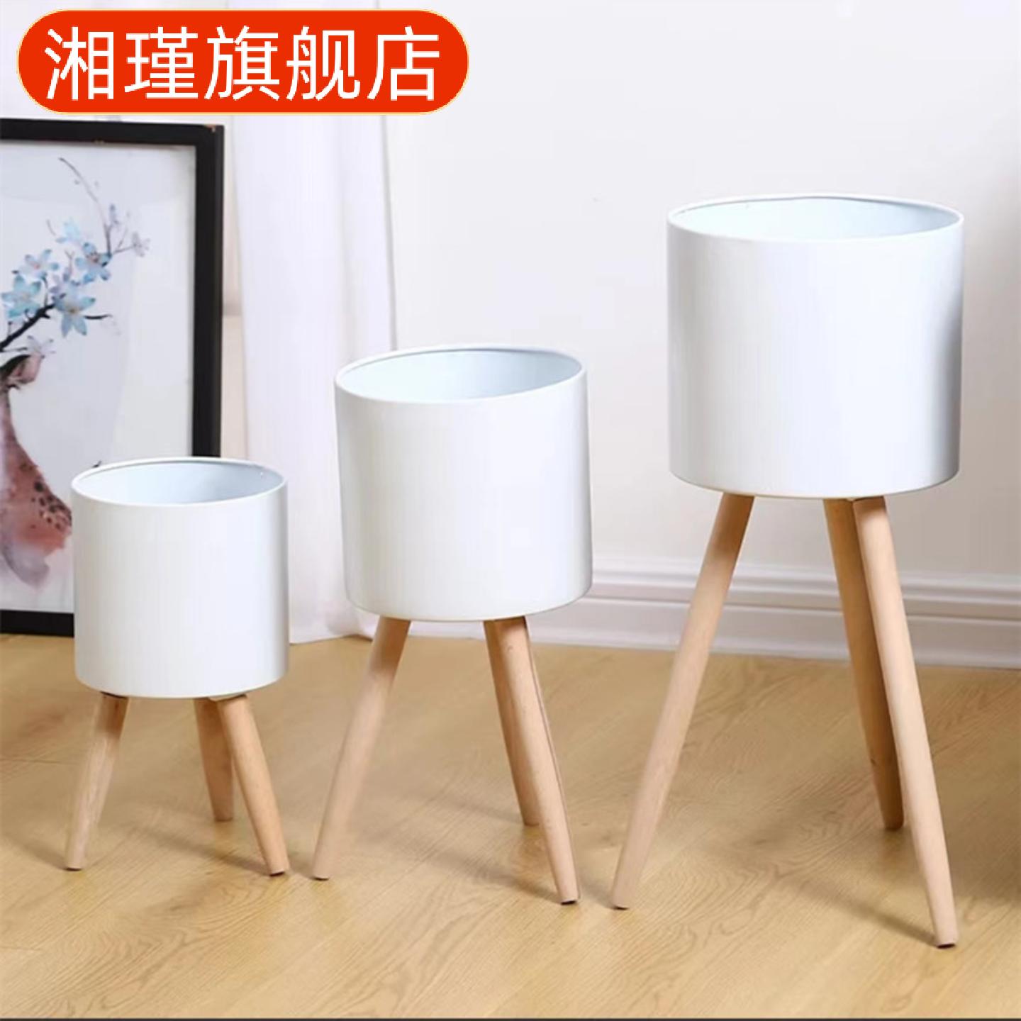 复古铁艺花瓶盆器店面装修风格