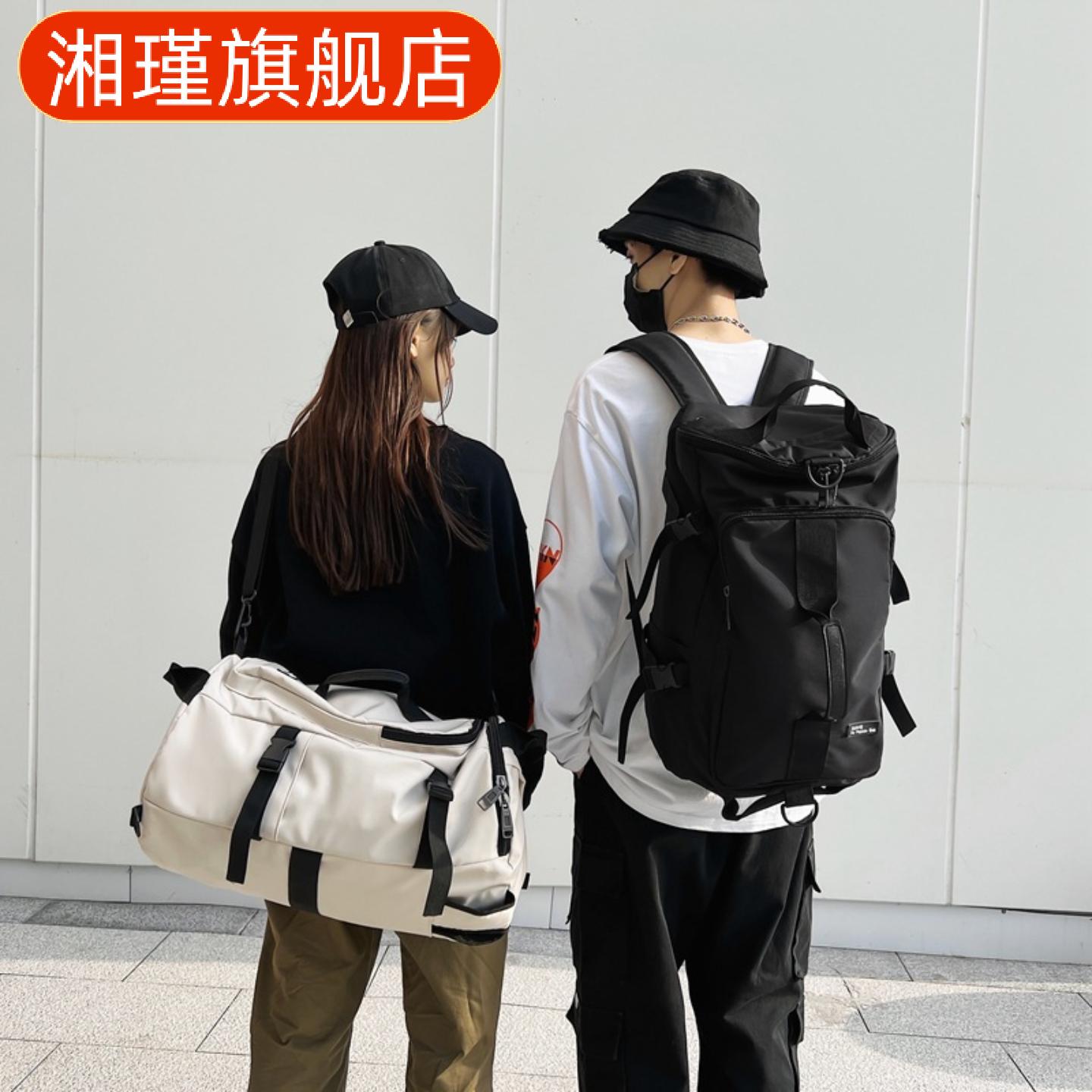 双肩包女款大容量尼龙登山旅行包