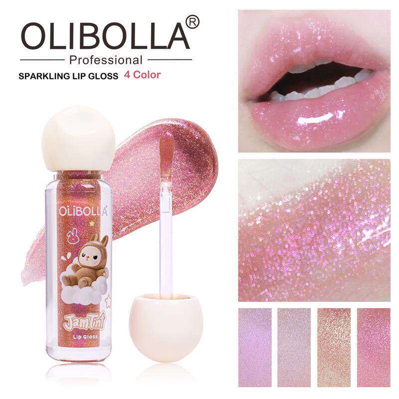 Labubu Dazzling Shine Lip Tint, Vivid Color Stay炫彩细闪唇釉