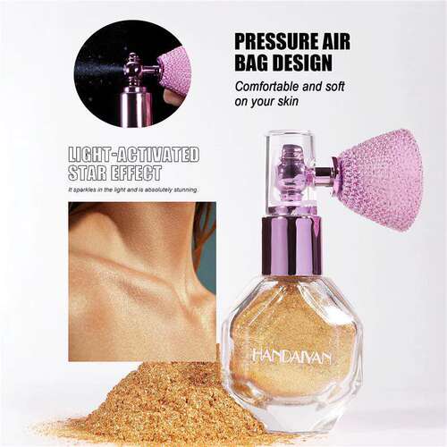 Shimmer Highlight Spray 便携喷瓶高光闪粉 身体面部通用