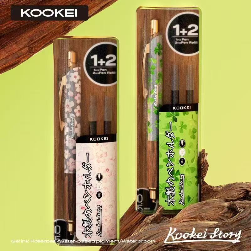 KOOKEI中性笔限定樱花幸运四叶草图片