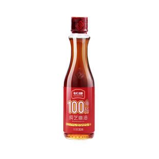 【长康100%芝麻油360ml/瓶】香油小磨油凉拌油