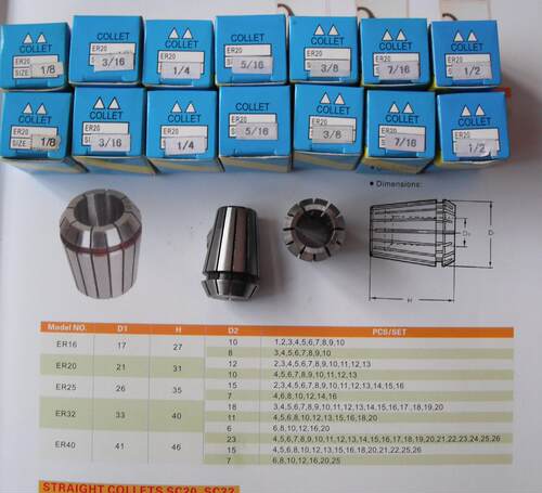 冲三钻限量1000支特价销售CNC加工中心筒夹ER40夹头3--26MM